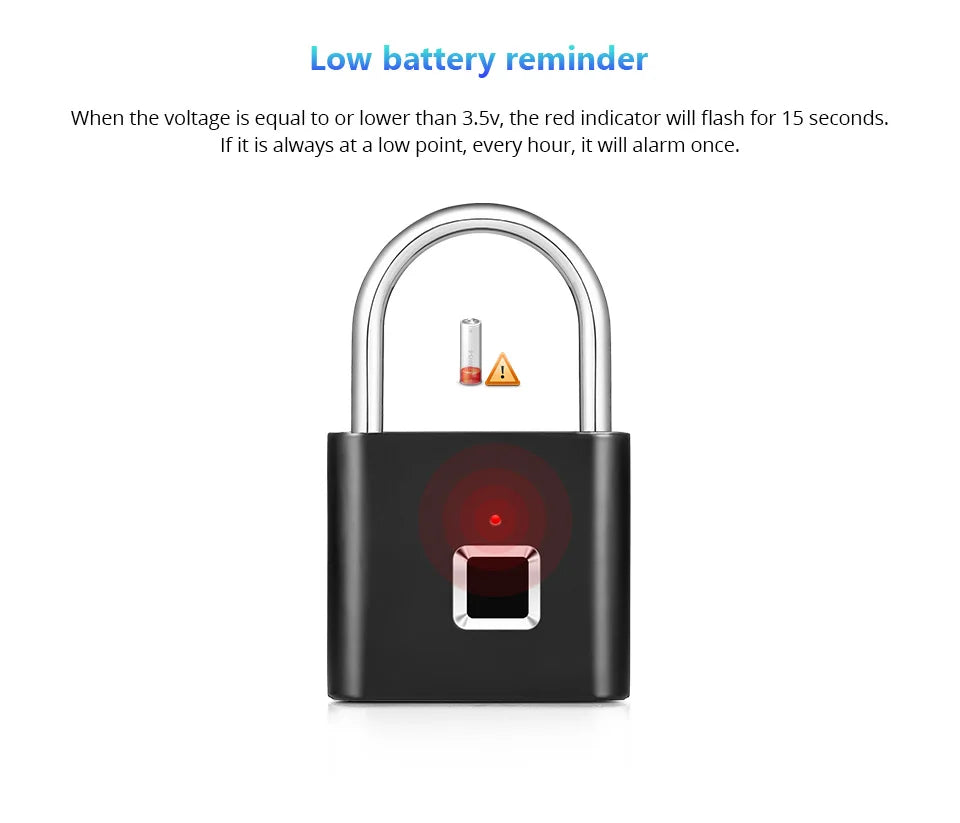 Lavene Smart Fingerprint Padlock