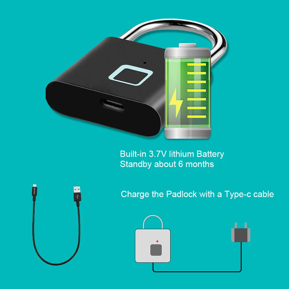 Lavene Smart Fingerprint Padlock