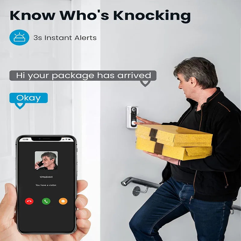 Lavene Smart Video Doorbell 2K